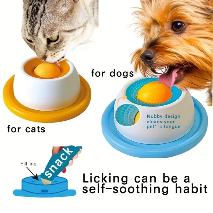 Juguete Interactivo para Lamer para Perros – Dispensador de Comida de Alimentación Lenta para Entrenamiento, Enriquecimiento y Cachorros