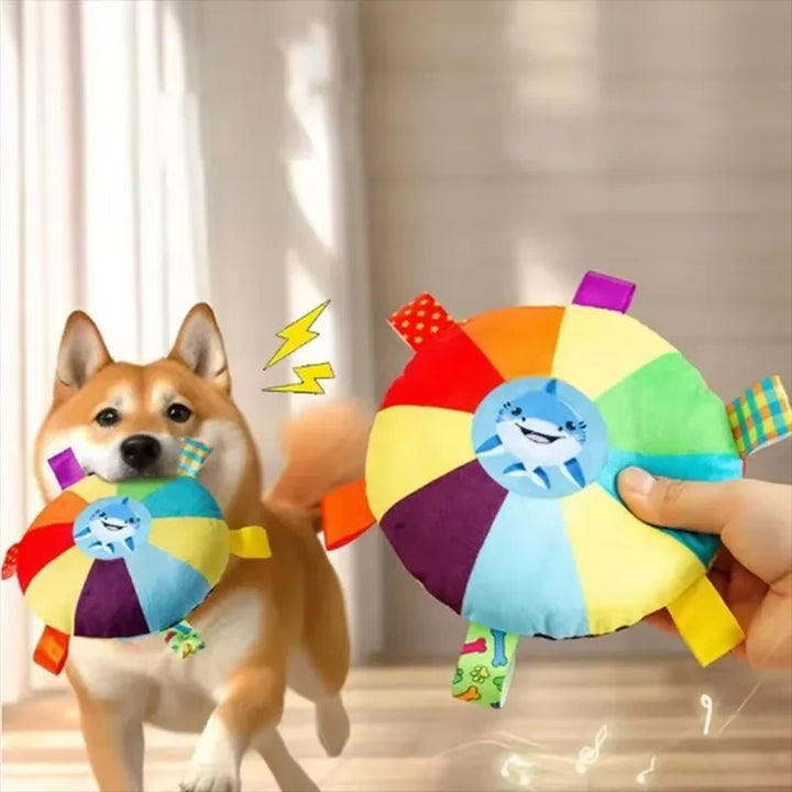 Juguete de Peluche para Perros con Forma de Pato – Juguete Calmante con Sonido, Resistente y Mordedor para Cachorros, Limpieza Dental