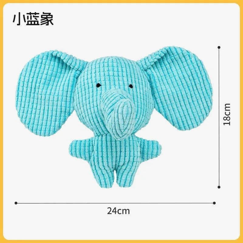 Juguete de Peluche para Perros con Forma de Pato – Juguete Calmante con Sonido, Resistente y Mordedor para Cachorros, Limpieza Dental
